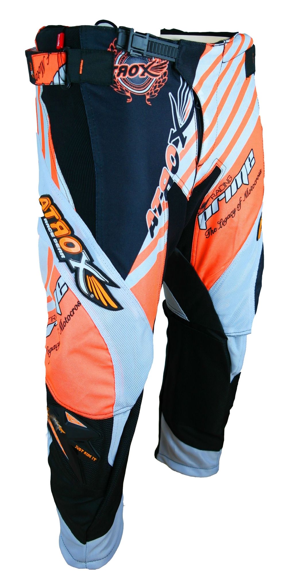 Heyberry MX-Cross Quad Motocross Hose schwarz weiß orange M L XL XXL